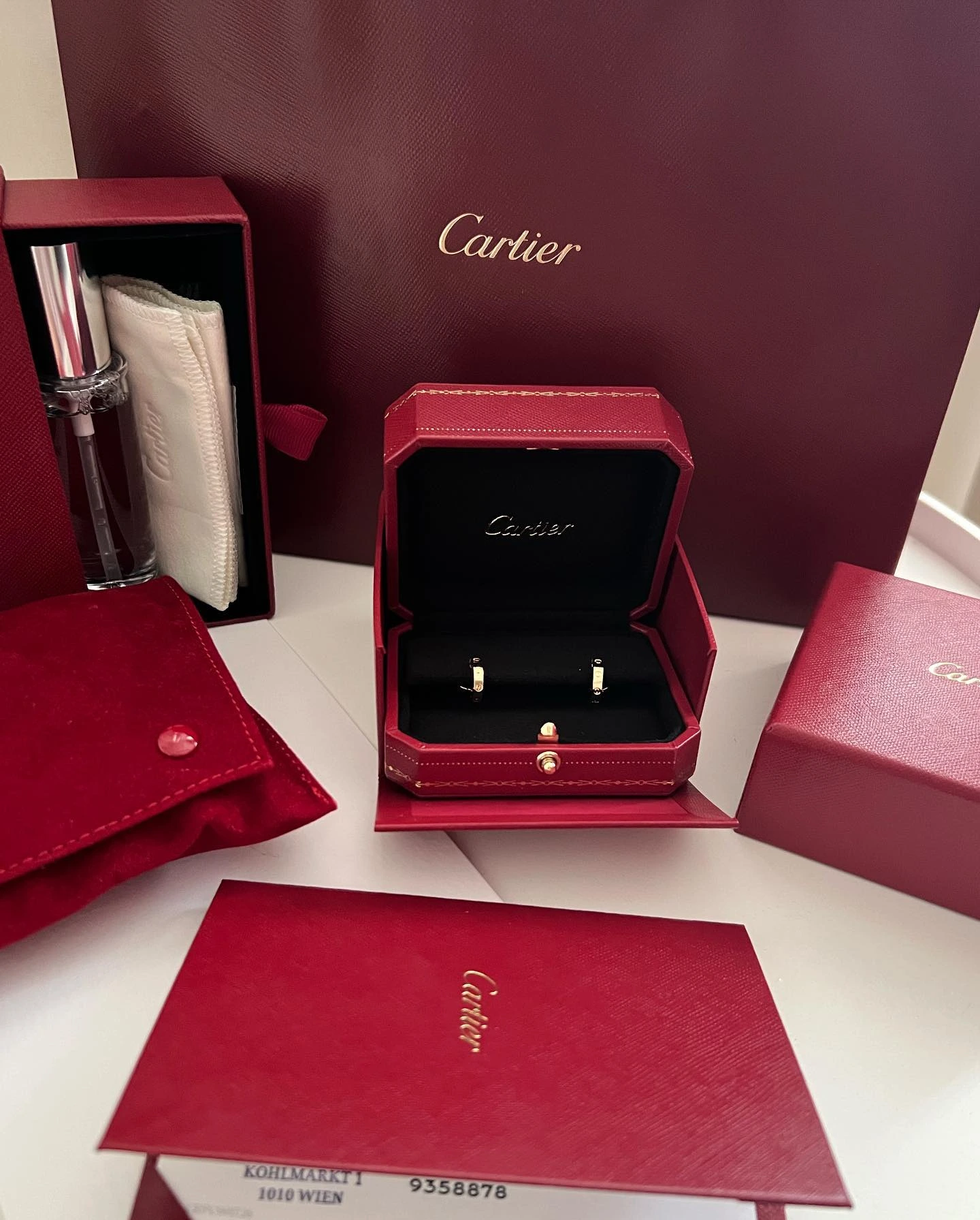 Серьги и колье Cartier LOVE — фото 741