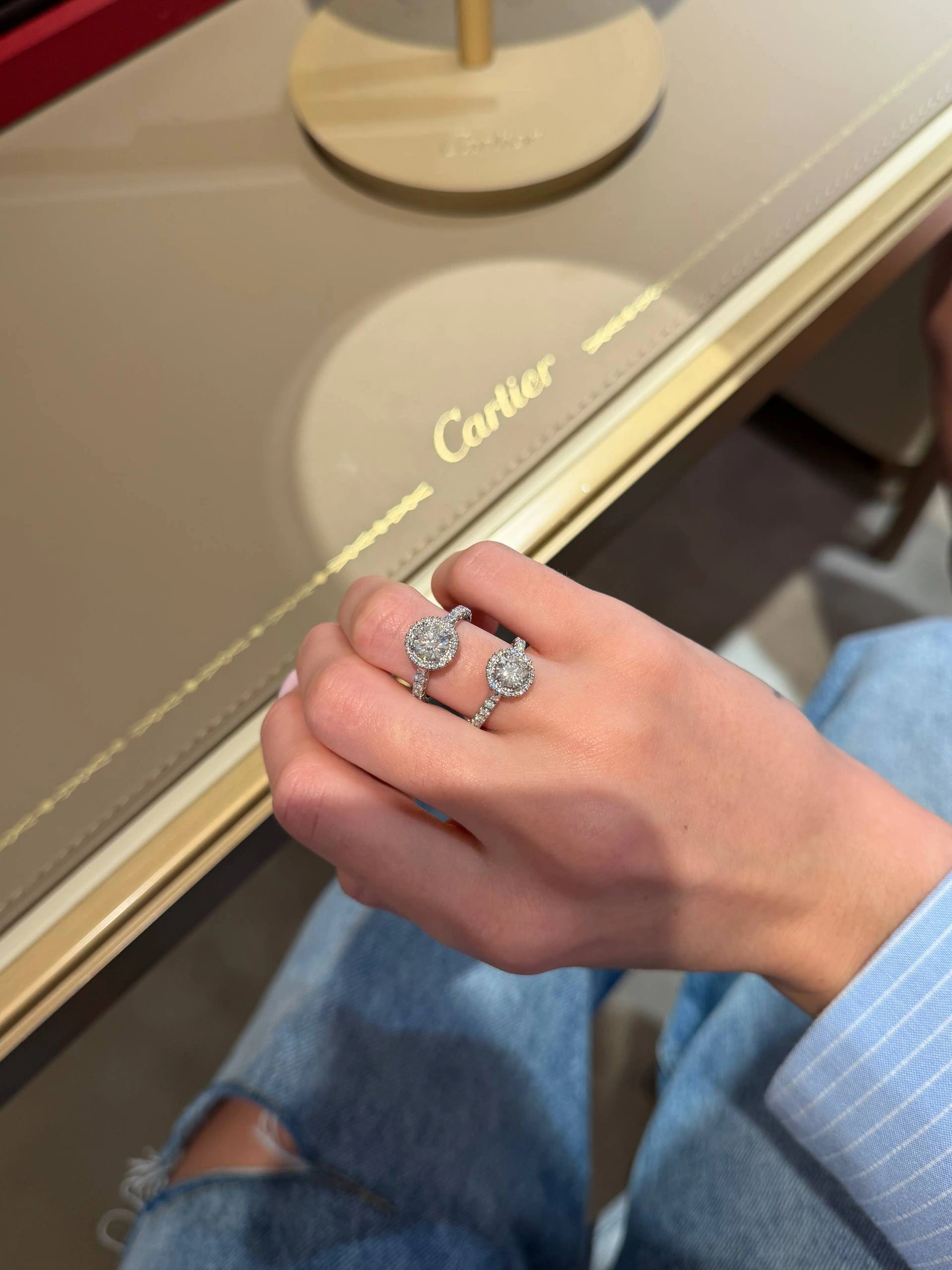Обручальные и помолвочные кольца Cartier — фото 802