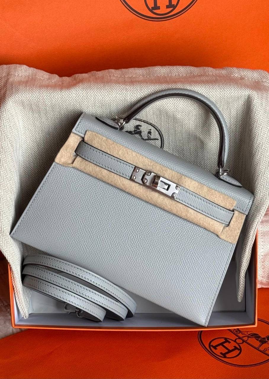 Hermes K20 Bleu Glacier Epsom - выкуп из Milan, цена 24000€